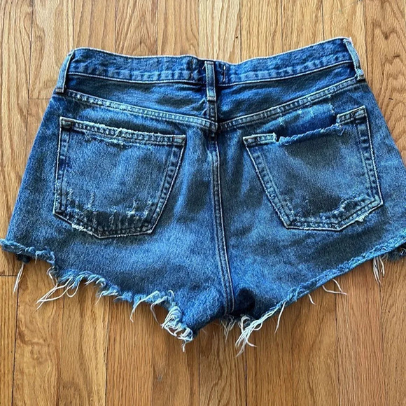 Agolde sz 27 cut off short great pre owned condition distressed look - Picture 4 of 4